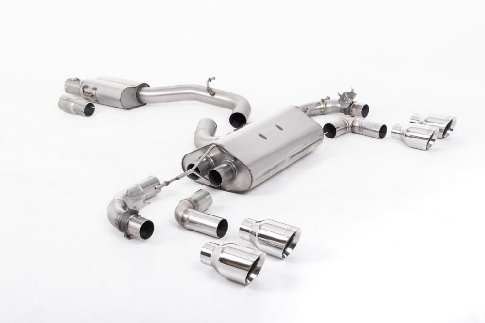 Milltek Valved & Resonated Race Catback Exhaust System for MK7.5 Volkswagen Golf R