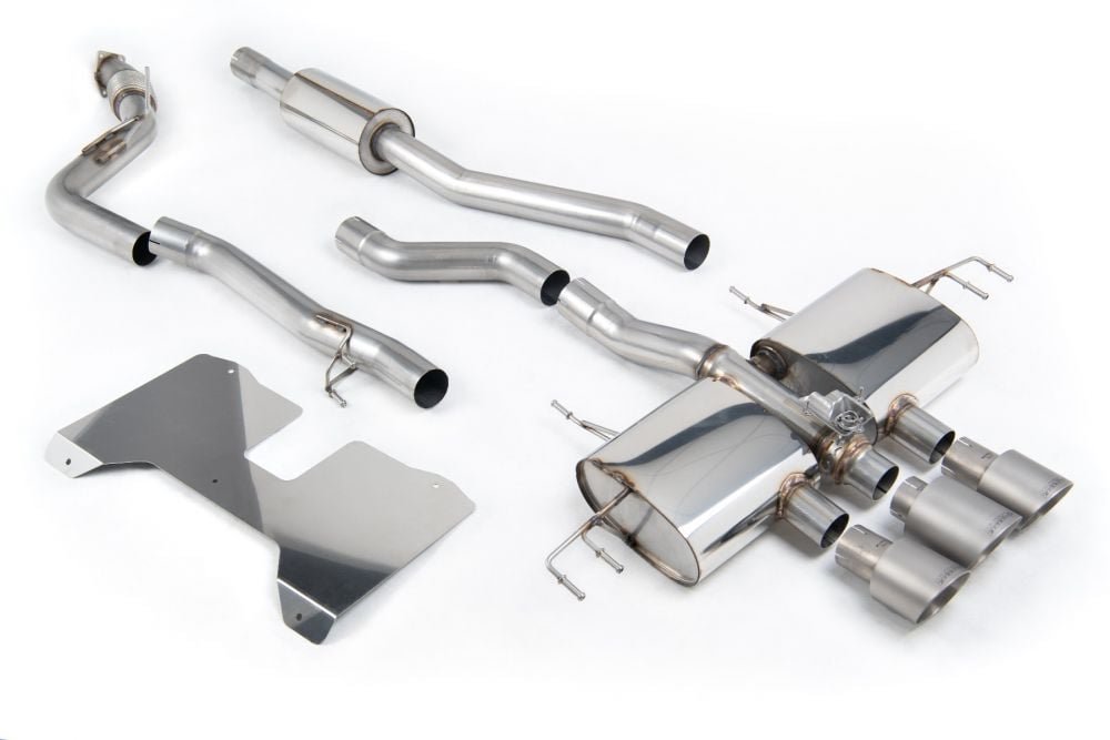 Milltek Valved Road+ Catback Exhaust System w/ OE-Style Tips for FL5 Honda Civic Type R