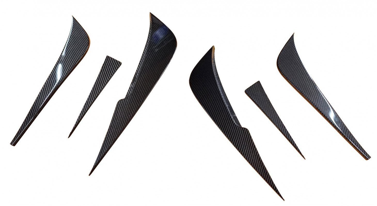 NOVITEC Carbon Rear Diffuser Fin Set for F142MFL Ferrari F8 Spider / Tributo [F6 444 55]