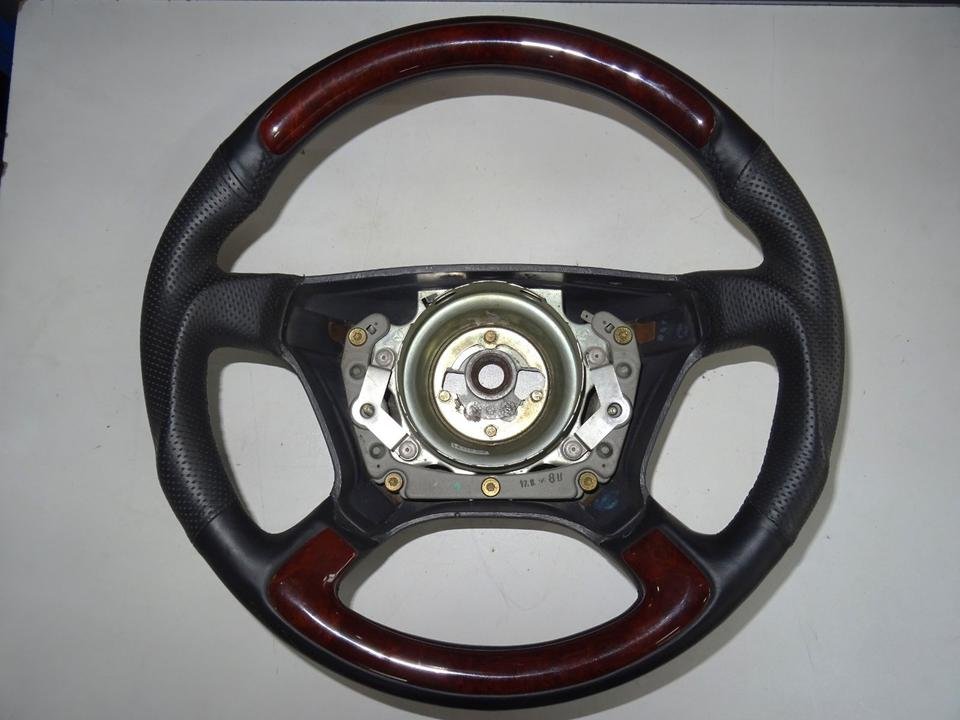 Org. Mercedes Benz Leder Wurzelnuss Lenkrad für W 124 etc.