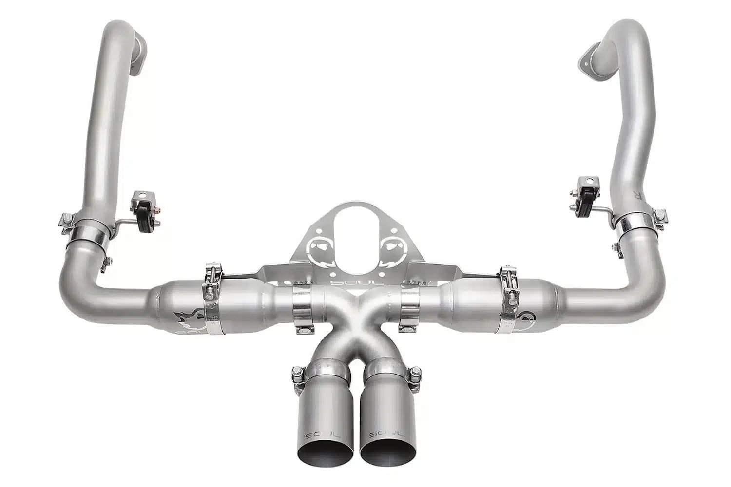 SOUL Performance Race Exhaust System with Single Wall Tips for 981 Porsche Boxster / Cayman