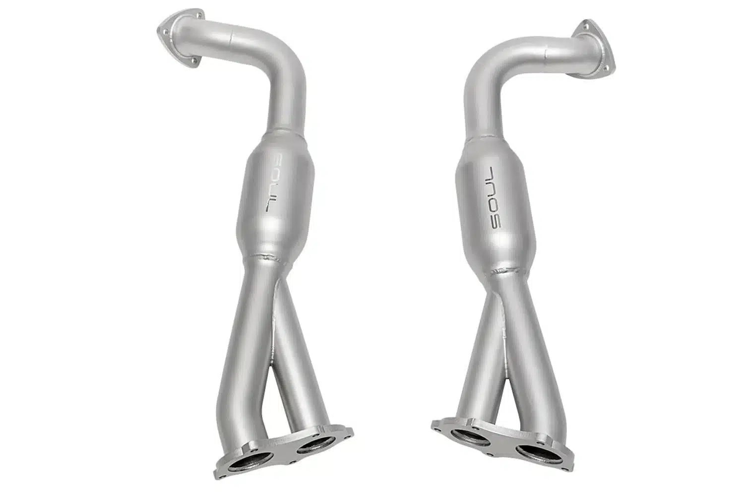 SOUL Performance Resonated Over Axle Pipes for 982 Porsche 718 Boxster GTS 4.0 and Cayman GT4 / Spyder / GTS 4.0 [POR.718GT4.ROP/POR.718GT4.ROP.JH]
