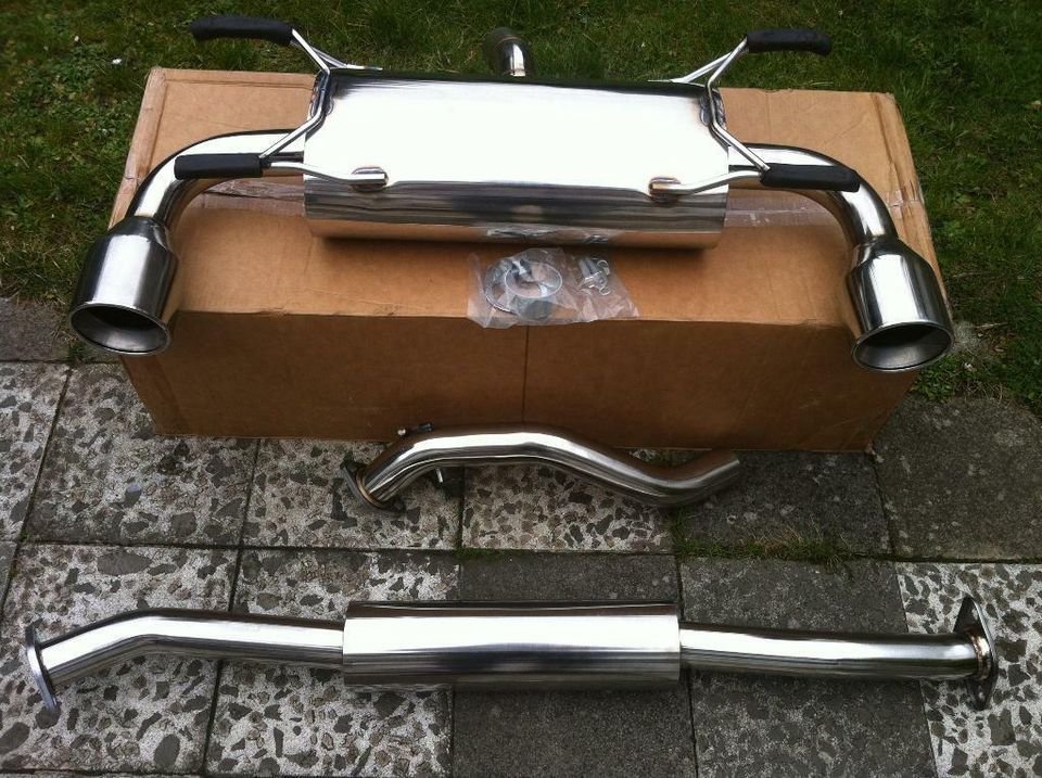 Sportauspuff Toyota GT86 Subaru BRZ Auspuff Auspuffanlage Edelst.