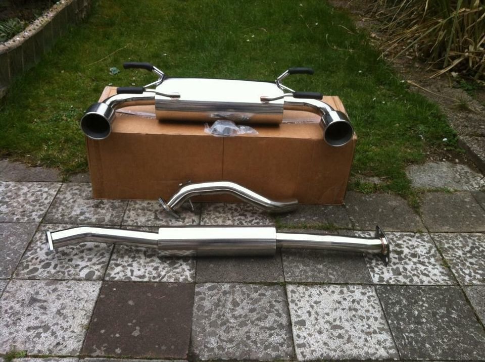 Sportauspuff Toyota GT86 Subaru BRZ Auspuff Auspuffanlage Edelst.