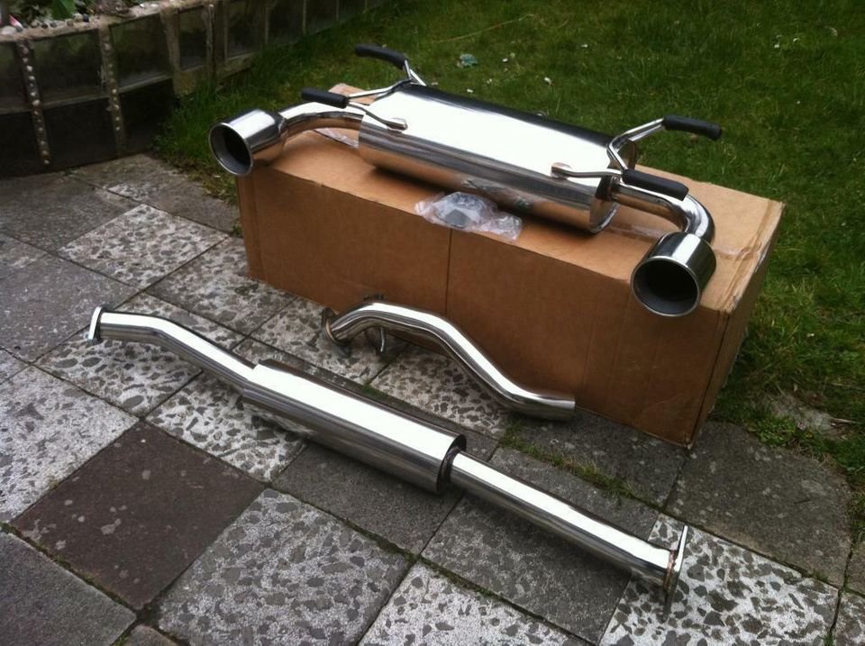 Sportauspuff Toyota GT86 Subaru BRZ Auspuff Auspuffanlage Edelst.