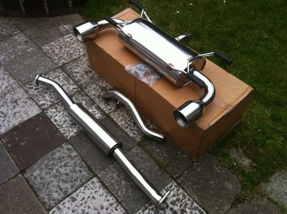 Sportauspuff Toyota GT86 Subaru BRZ Auspuff Auspuffanlage Edelst.