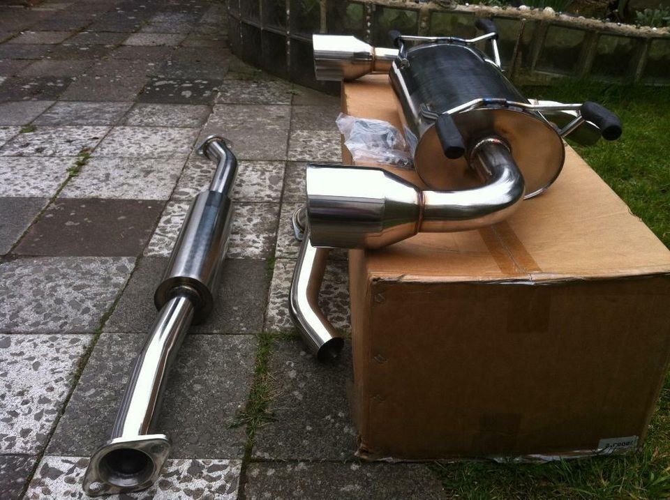 Sportauspuff Toyota GT86 Subaru BRZ Auspuff Auspuffanlage Edelst.