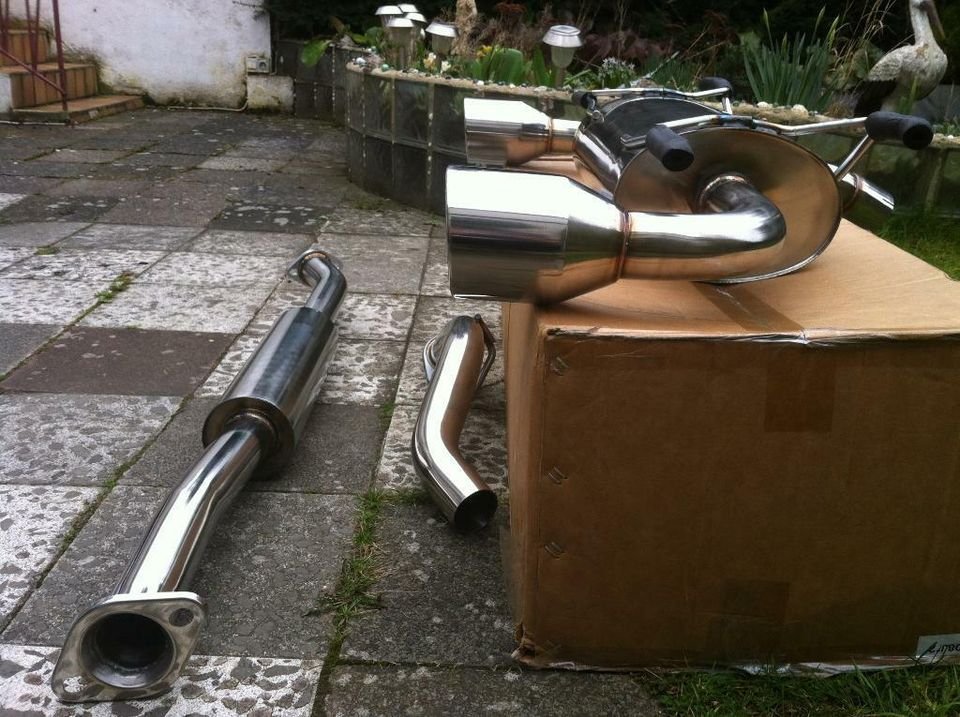 Sportauspuff Toyota GT86 Subaru BRZ Auspuff Auspuffanlage Edelst.