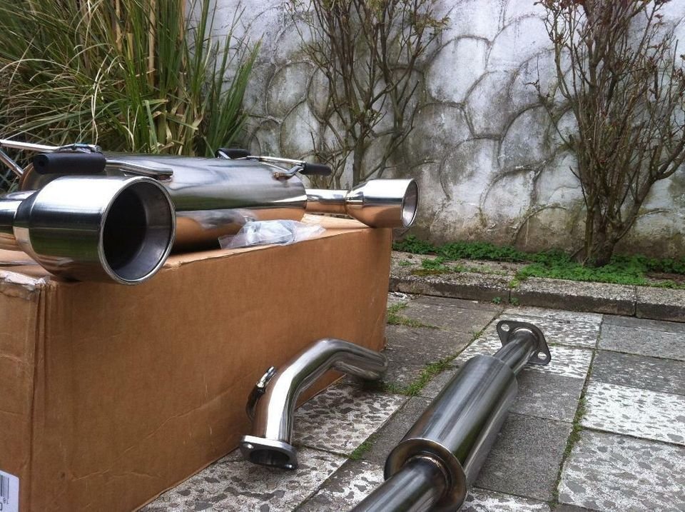 Sportauspuff Toyota GT86 Subaru BRZ Auspuff Auspuffanlage Edelst.