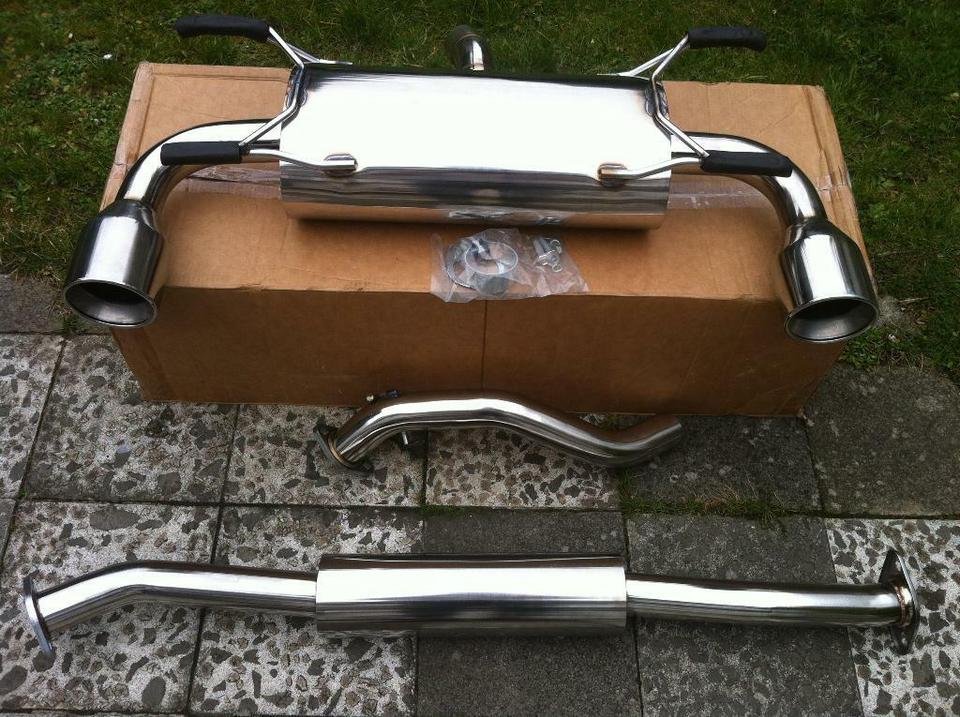 Sportauspuff Toyota GT86 Subaru BRZ Auspuff Auspuffanlage Edelst.