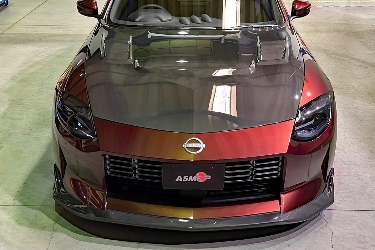 Super Autobacs ASM Carbon Aero Bonnet for RZ34 Nissan Z