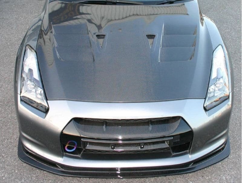 Top Secret Aero Vented Hood (FRP) for 2009-19 Nissan GT-R [R35]