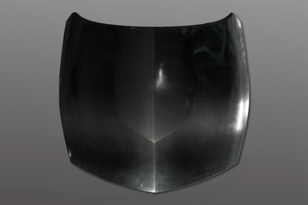 Top Secret Dry Carbon Engine Bonnet for RZ34 Nissan Z