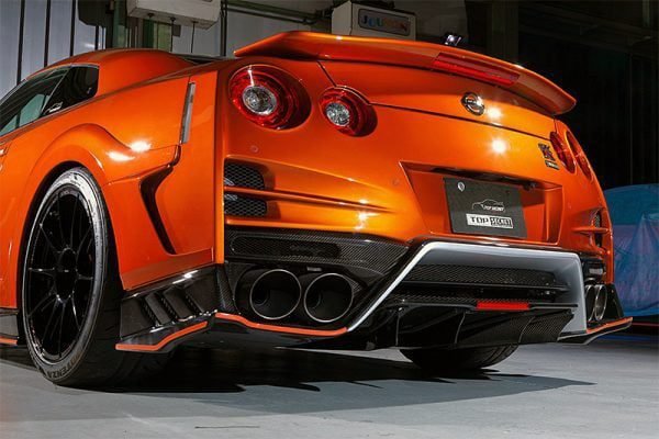 Top Secret M17 Rear Under Bumper for EBA Nissan GT-R [R35]