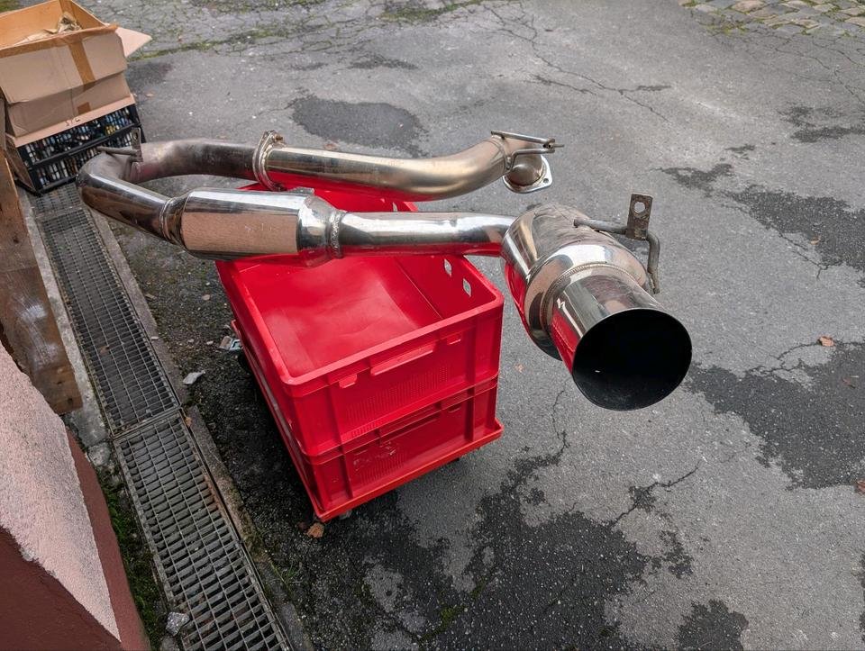 Toyota MR2 w2 turbo blitz Auspuff Anlage