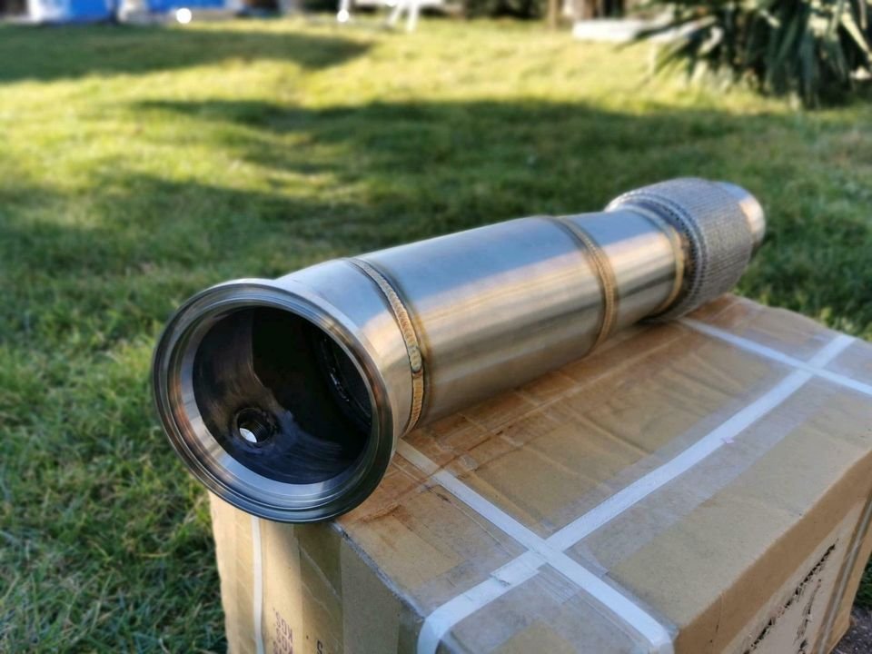 TOYOTA SUPRA A90 Sportkat NEU Downpipe 200 Zellen Zeller Auspuff