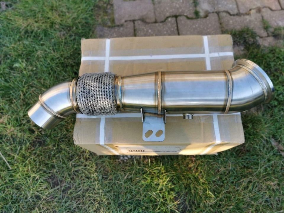 TOYOTA SUPRA A90 Sportkat NEU Downpipe 200 Zellen Zeller Auspuff