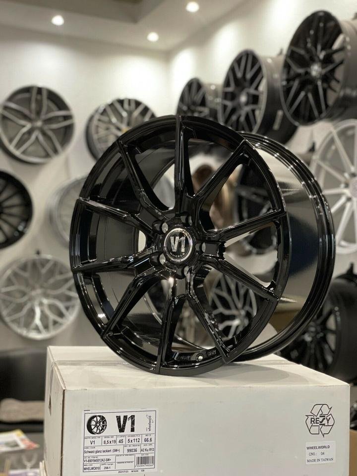 V1 WHEELS 19 ZOLL Felgen VW Golf 5 6 7 8 GTI GTD GTE R Audi A3 S3