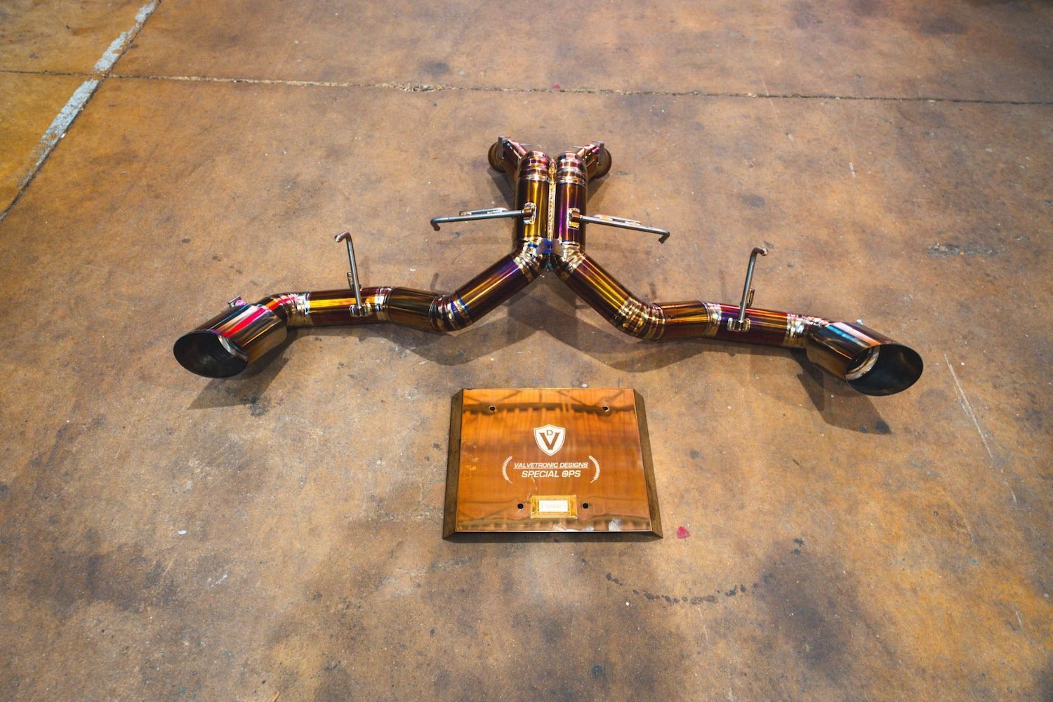 Valvetronic Designs F1 Race Exhaust System for P13 & P14 Mclaren 570S, 540C and 620R [MAC.570S.F1.TI/MAC.570S.F1.FF.TI]