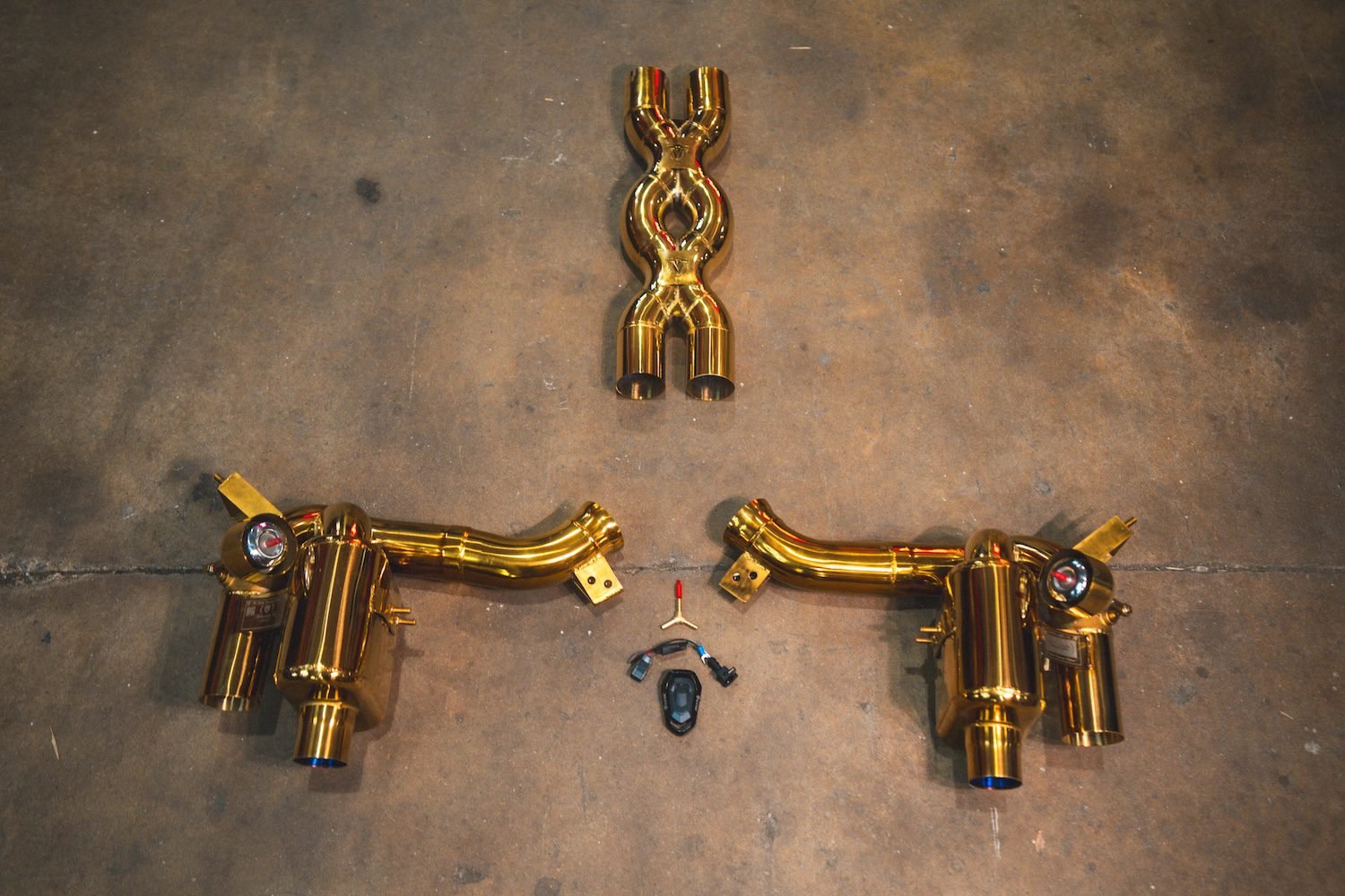 Valvetronic Designs Valved Exhaust system for F151M Ferrari GTC4 Lusso [FER.GTC4.VSES.FF.AG/FER.GTC4.VSES.AG]