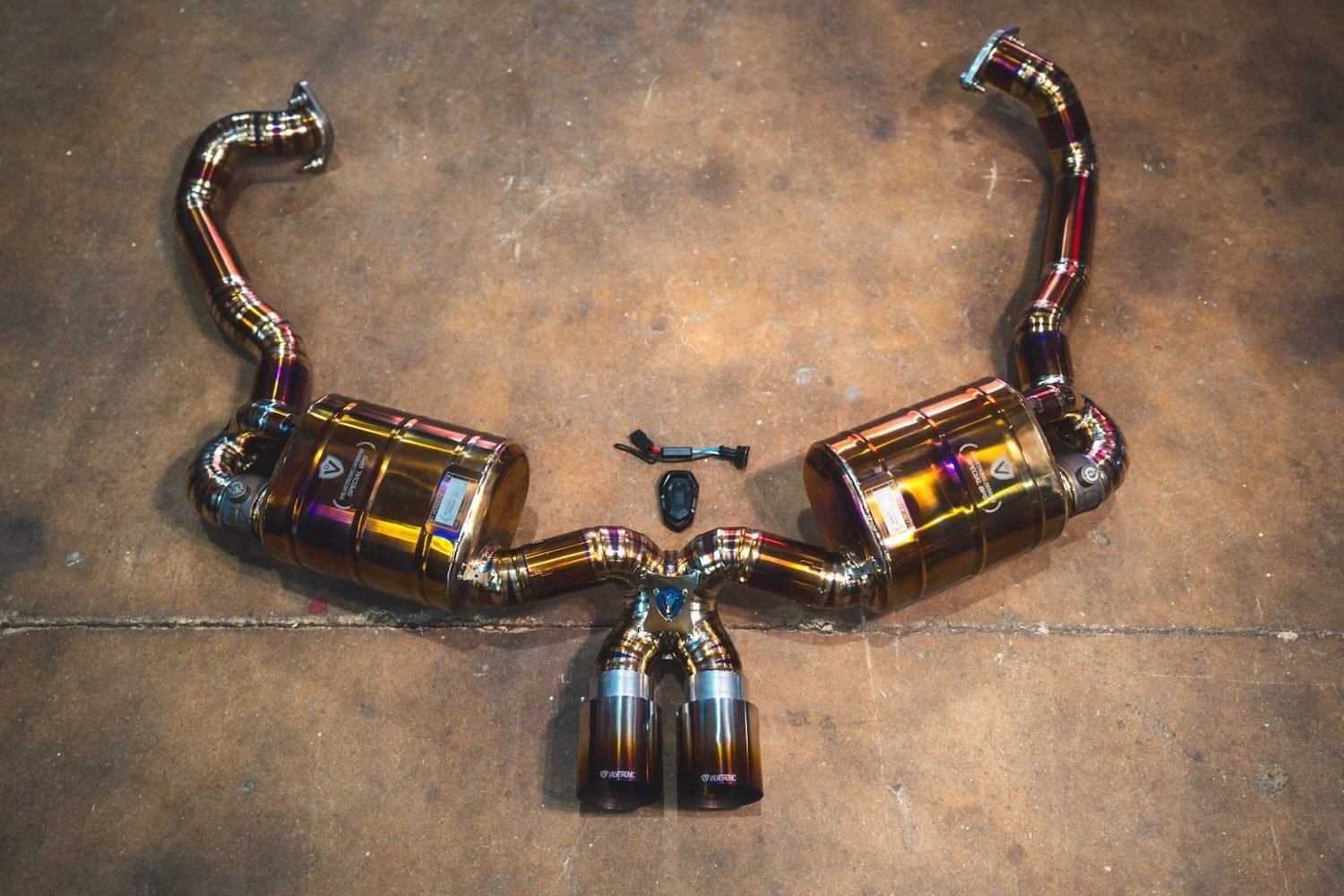 Valvetronic Designs Valved Sport Exhaust System for 981 Porsche Boxster / Cayman [POR.981.VSES.TI/POR.981.VSES.FFH.TI]