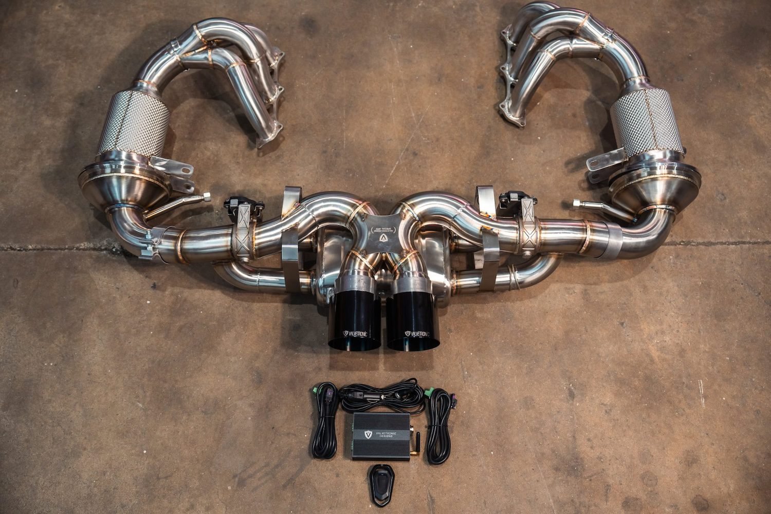 Valvetronic Designs Valved Sport Exhaust System for 992 Porsche 911 GT3 / RS