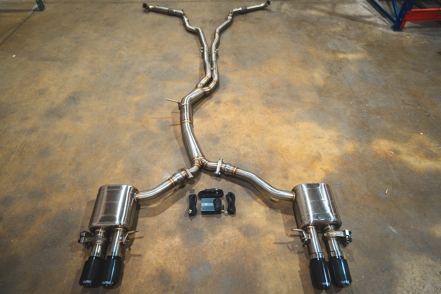 Valvetronic Designs Valved Sport Exhaust System for B9 Audi S4 / S5 [AUD.B9.S4.VSES.BR.RC]
