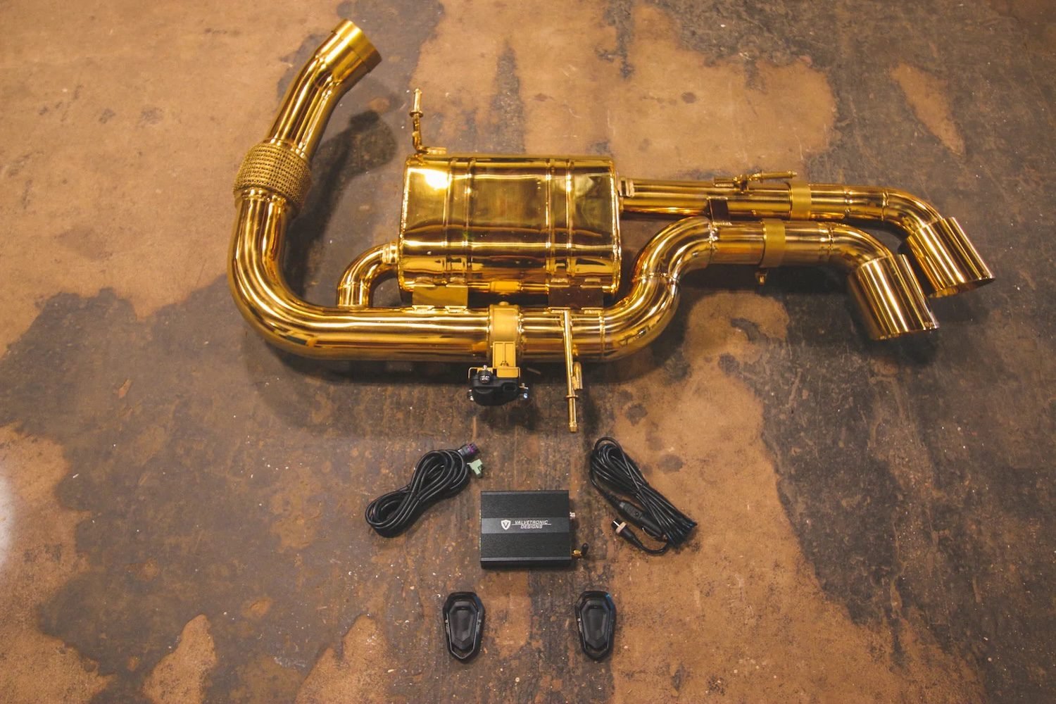 Valvetronic Designs Valved Sport Exhaust System for BMW i8 [BMW.I8.VSES.AG/BMW.I8.VSES.FF.AG/BMW.I8.VSES.FF.TI]