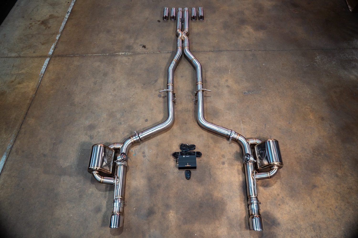 Valvetronic Designs Valved Sport Exhaust System for LA / LD Dodge Charger & Challenger V8 [DOD.CHA.CHL.VSES.BR/DOD.CHA.CHL.VSES.TI]