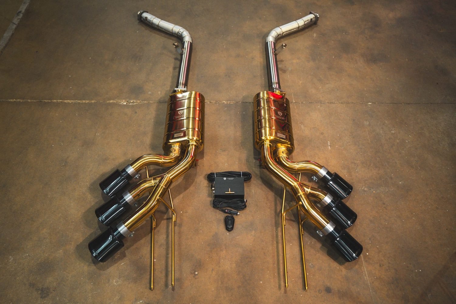 Valvetronic Designs Valved Sport Exhaust System for W463 Mercedes Benz G 63 / 500 / 550 [MER.W463.G63.VSES.FF.AG/MER.W463.G63.VSES.AG]