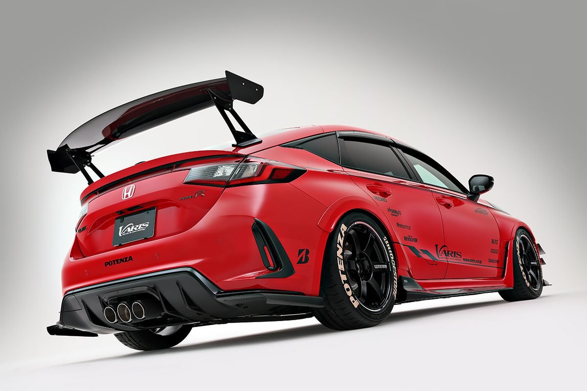 Varis ARISING-1 Carbon Rear Garnishes for FL5 Honda Civic Type R [VAHO-109]
