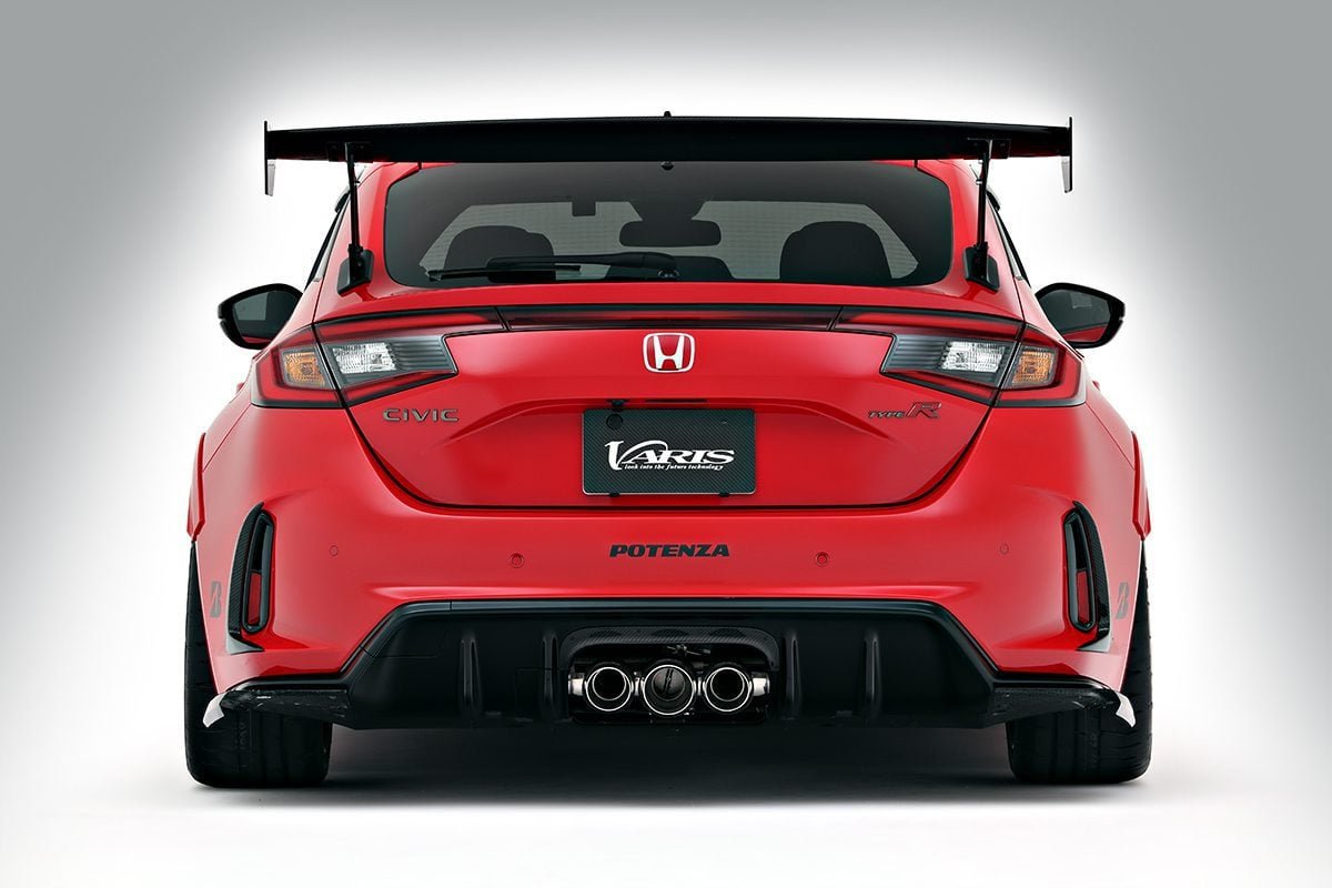 Varis ARISING-1 Carbon Rear Under Splitters for FL5 Honda Civic Type R [VAHO-108]