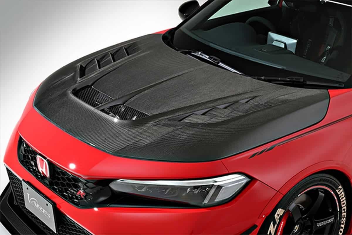 Varis Arising All Carbon+ Cooling Bonnet for FL5 Honda Civic Type R [VBHO-112]