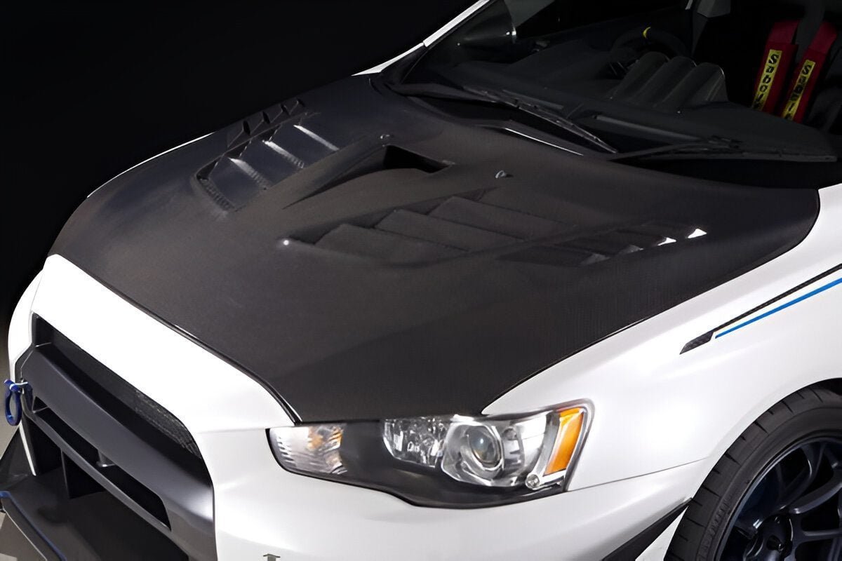 Varis Cooling Bonnet Hood Version 2 for CZ4A Mitsubishi Lancer Evolution X [VBMI-120/121/122/123/124/125]
