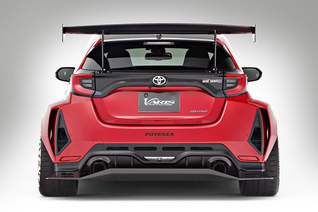 Varis KAMIKAZE Street Carbon Rear Diffuser for XP210 Toyota GR Yaris [VATO-387]
