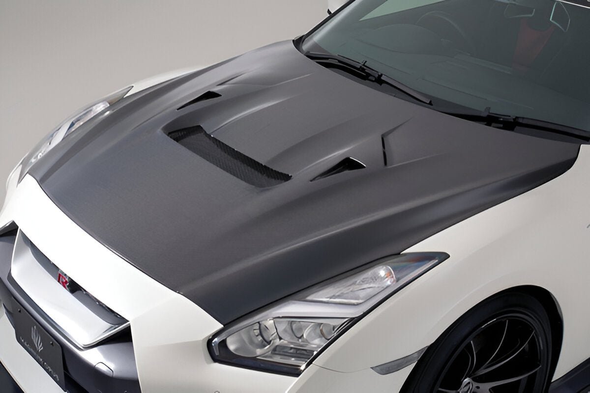 Varis Magnum Opus Cooling Bonnet Hood for EBA-R35 Nissan GT-R [VBNI-121/VBNI-122]