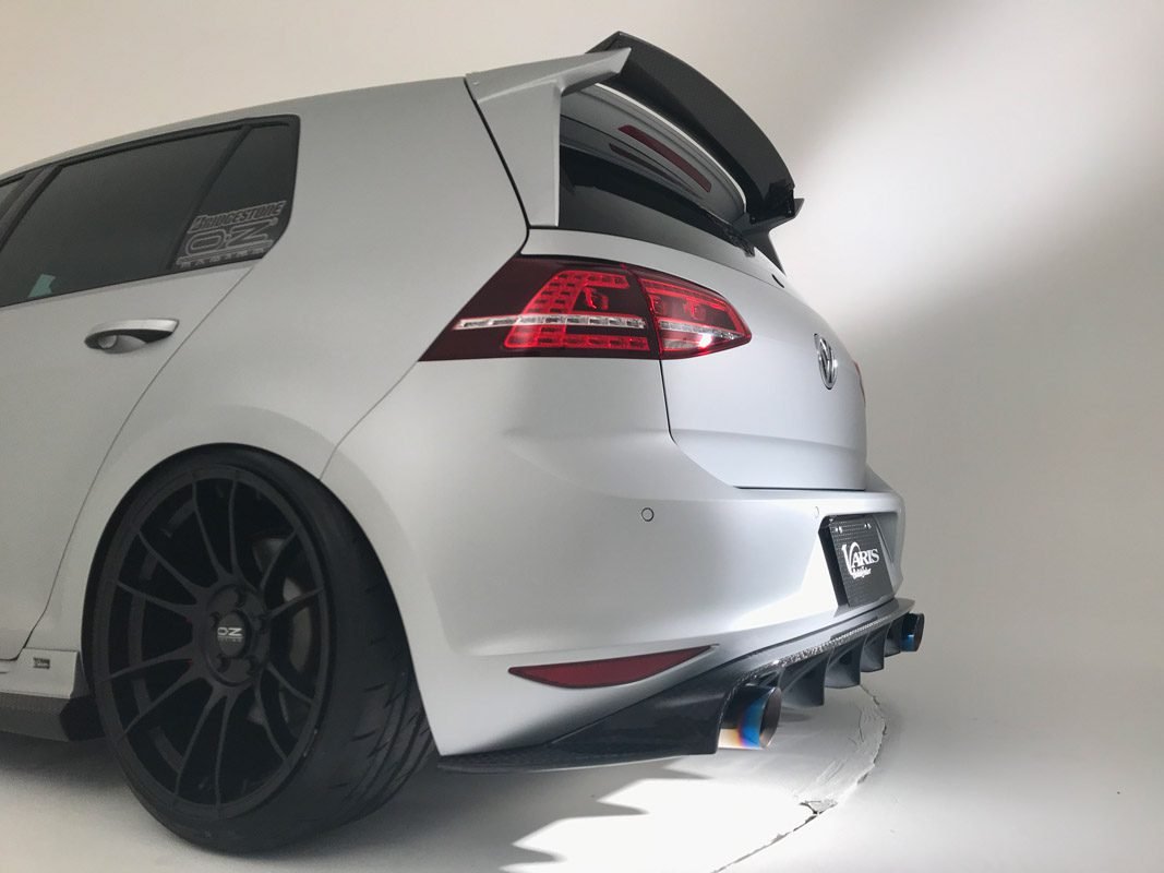 Varis Solid & Joker Rear Under Diffuser for 2015-19 VW Golf GTI [MK VII] HAW-005C