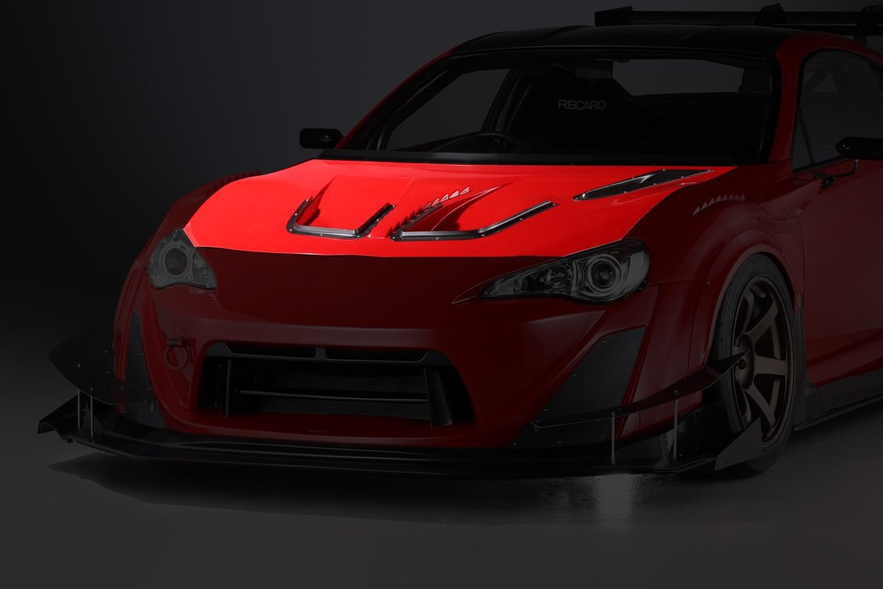 Varis VSDC Cooling Bonnet (for v-mount intercooler) for Scion FR-S / ZC6 Subaru BRZ / ZN6 Toyota GT86 [VBTO-132]