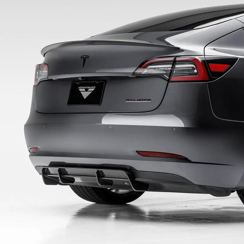 Vorsteiner Volta Aero Carbon Fiber Rear Diffuser for Tesla Model 3 [TEV1055]