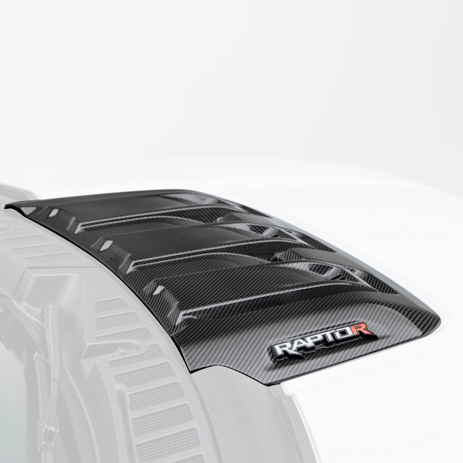 Vorsteiner VRS Carbon Hood Scoop Trim for P702 Ford F-150 Raptor R [FRT1025/FRT1026]
