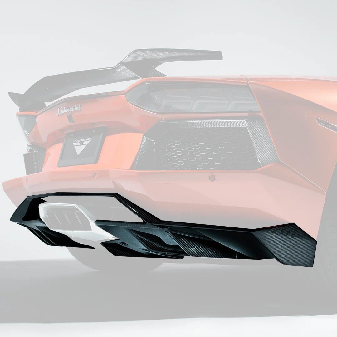 Vorsteiner Zaragoza Edizione Glossy Carbon Rear Diffuser for LP700-4 Lamborghini Aventador [0704LOV]