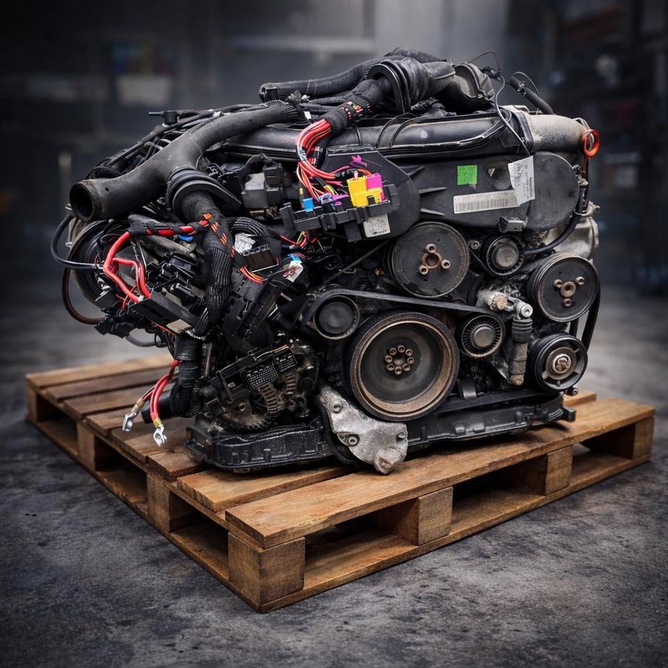 VW Audi BPP Motor Engine 2.7TDI A6 4F mit Anbauteilen