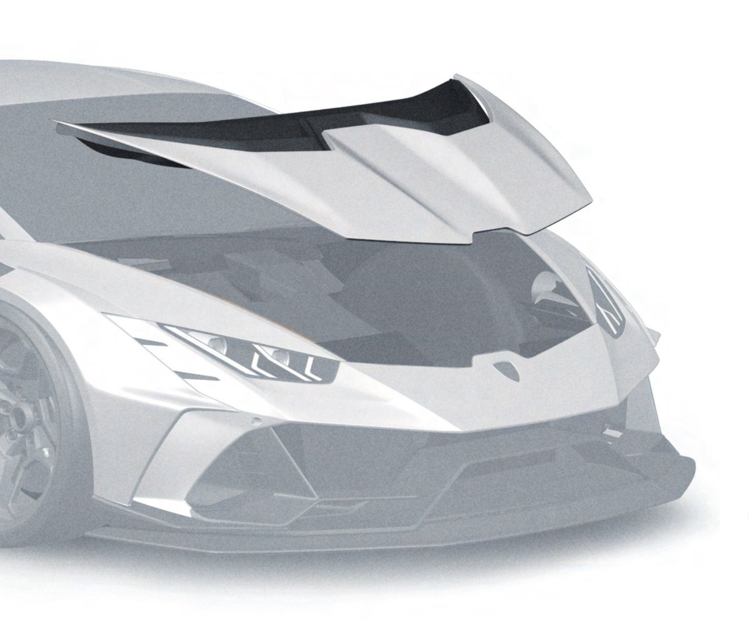 ZACOE Carbon Fiber “Fusion Runner” Front Hood for Lamborghini Huracan [LM-640-EVO-HD]