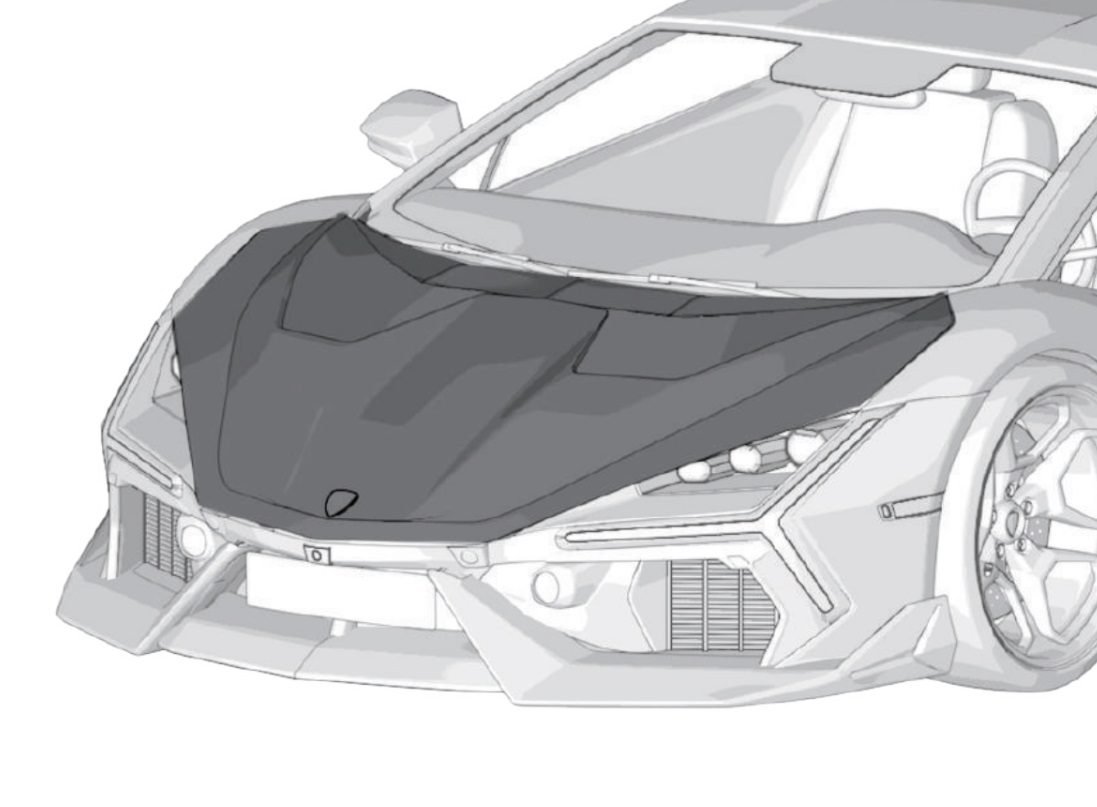 ZACOE Carbon Fiber Hood for Lamborghini Revuelto [LM-1015-HD]