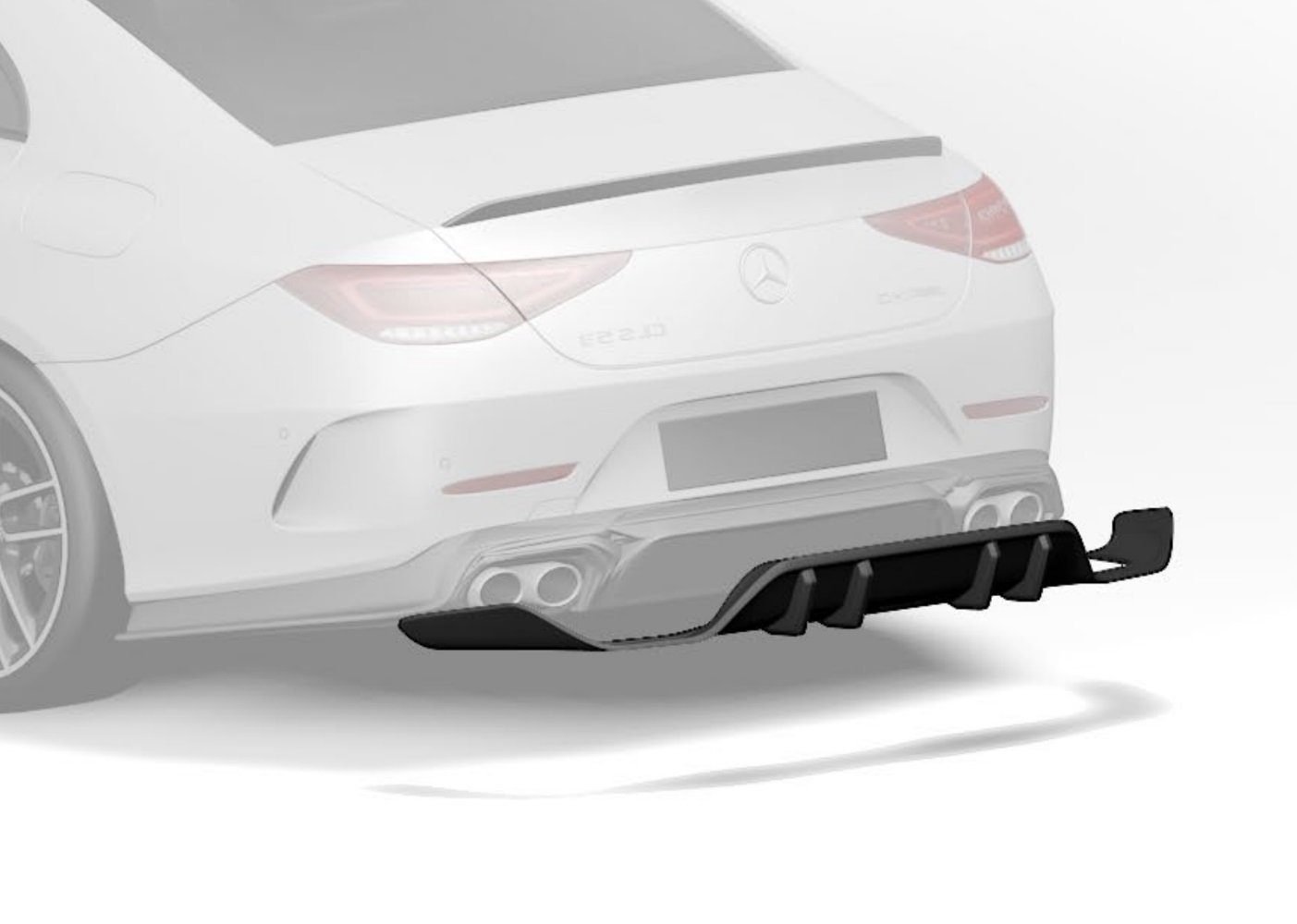 ZACOE Carbon Fiber Rear Diffuser for C257 Mercedes-AMG CLS53 [MA-C257A-RD]
