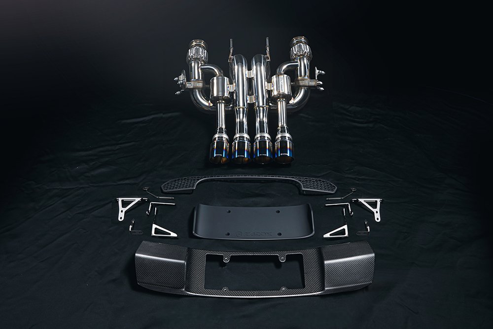 ZACOE Center Quad Exhaust Conversion Kit for McLaren 720S